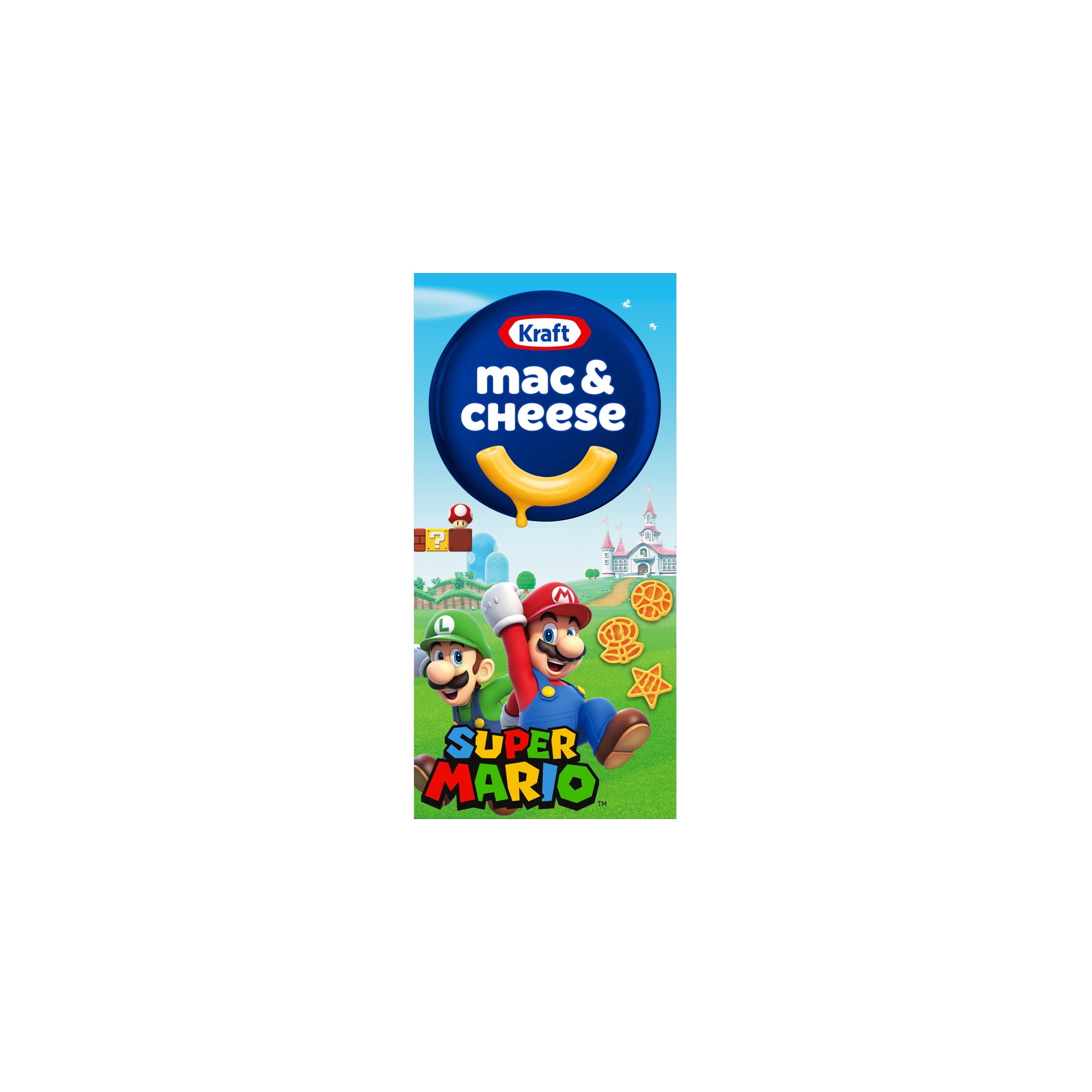 Kraft, Mac and Cheese, 5.5 oz Box Pack of 2, Super Mario Shapes