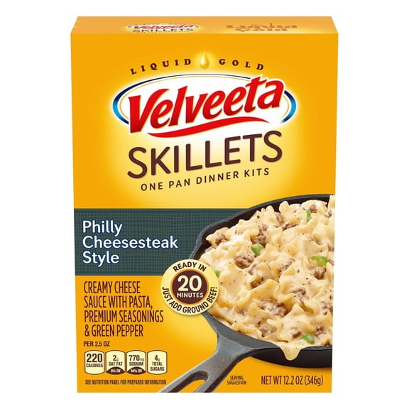 Kraft Velveeta Skillets Philly Cheesesteak Style Dinner Kit - 12.2 oz