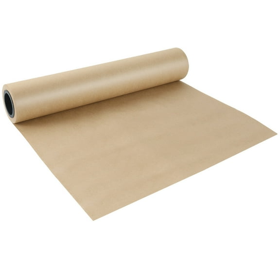 Homoyoyo Brown Kraft Packing Paper for Shipping, Wrapping, and Art Projects, Multipurpose Craft Paper Roll