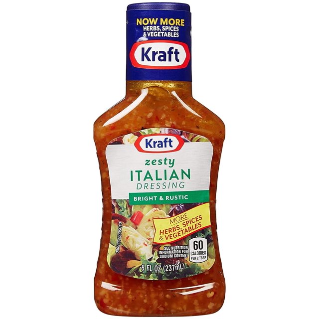 Kraft Zesty Italian Dressing 8 Ounces