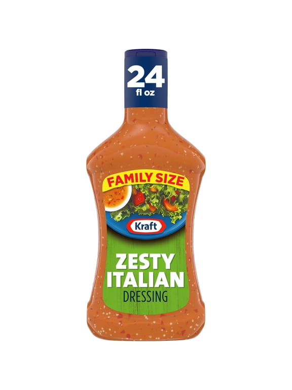Zesty Italian Dressing Family Size, 24 fl oz Bottle