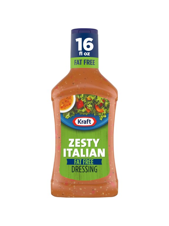 Zesty Italian Fat Free Dressing, 16 fl oz Bottle