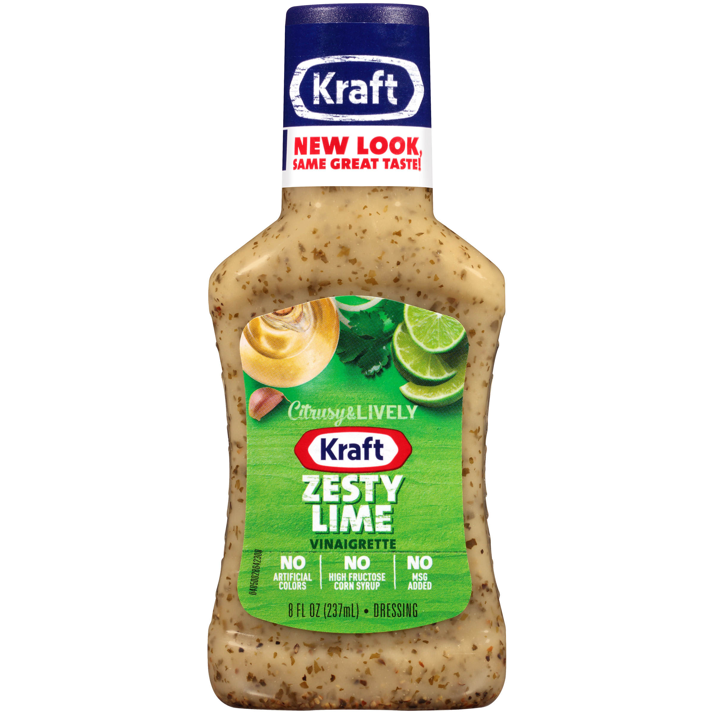 Kraft Zesty Lime Vinaigrette Dressing 8 fl oz Bottle