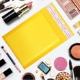 thumbnail image 1 of Kraft bubble mailers 3.5x5 Inch 100 Pack,Self-Sealing Paper Envelopes for Packaging,Strong Adhesion Envelope Mailers, Small Waterproof Cushioned Padded Shipping Bags Yellow #0000, 1 of 11