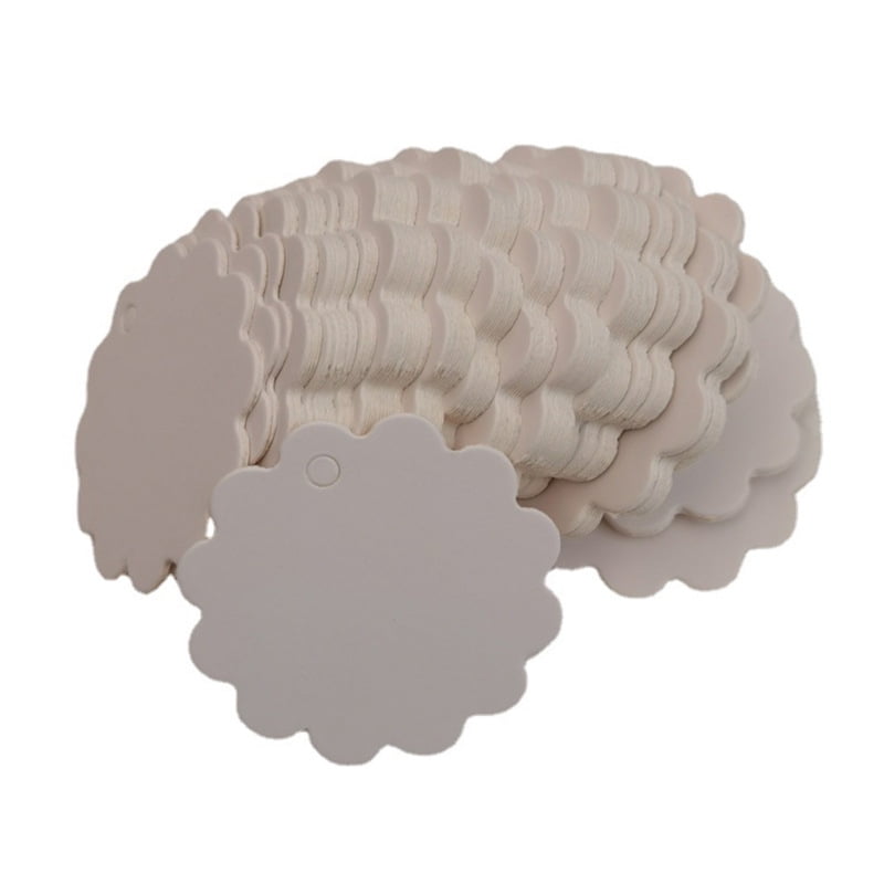 Kraft paper tag lace round small label DIY accessories auxiliary ...