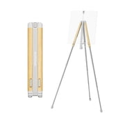 KraftGeek 65 Portable Easel Stand for Painting, Plein Air Easel for Adults, Oak