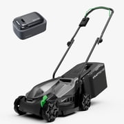 Kraftsense 14" Cordless Lawn Mower, Electric Lawn Mowers with Brushless Motor, 5-Position Height Adjustment, with 5.0Ah Battery