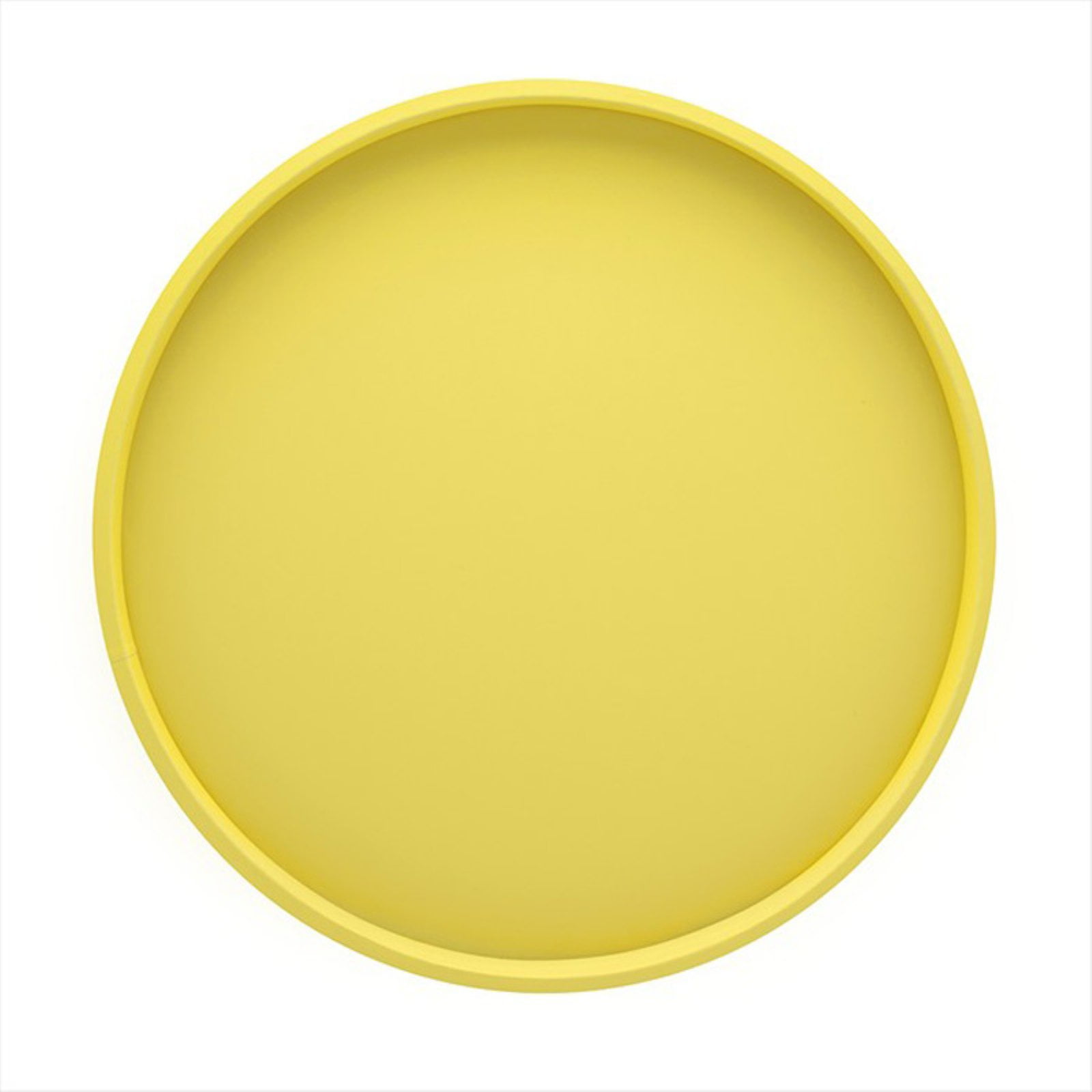 Kraftware 13930 B.C. Lemon 14 Inch Round Serving Tray Walmart