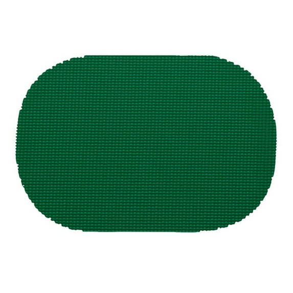 Kraftware 31336 Fishnet Oval Placemat Dz. Hunter Green