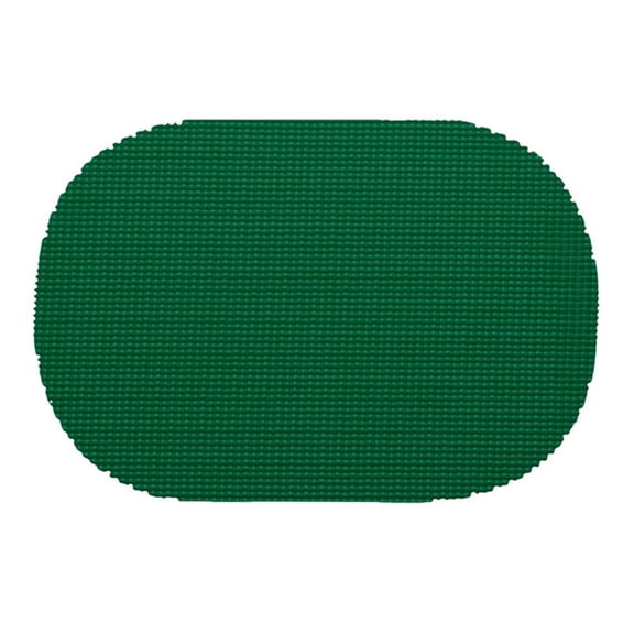 Kraftware 31336 Fishnet Oval Placemat Dz. Hunter Green