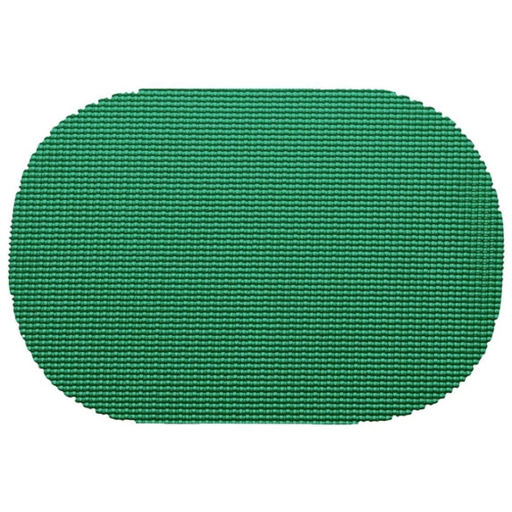 Kraftware 35436 Fishnet Placemat Dz., Oval, Emerald