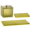 thumbnail image 1 of Kraftware Corp 14002 Captiva Green Soap Dish & Accessory Jar & Amenity Tray, Set of 3, 1 of 2