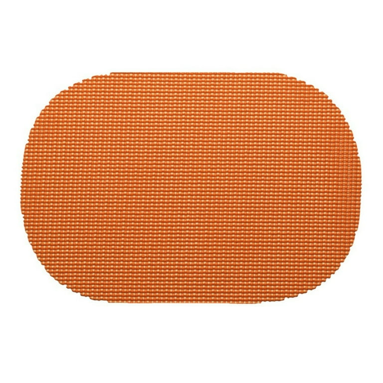 Fishnet Oval Placemat in Spice Orange (Set of 12) Fishnet Oval Placemat in Spice Orange (Set of 12)