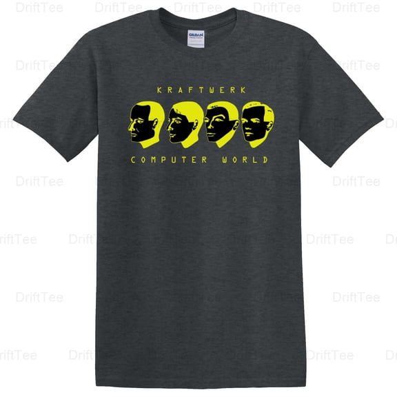 Kraftwerk Computer World Vintage Retro Electronic Music German Band Classic T-Shirt Unisex, up to 5XL
