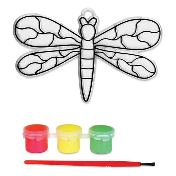 Krafty Kids DIY 3D Suncatcher Kit - Dragonfly