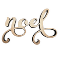 thumbnail image 1 of Krafty Supply 1/4" Birch Wood Noel- Script Font | Christmas Crafts | Merry Christmas wood | Christmas wreath | Christmas Door hanger | Wood Letter | Wood Words | Craft Letters | 6", 1 of 3