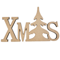 thumbnail image 1 of Krafty Supply 1/8" MDF Wood Xmas Tree | Christmas Crafts | Merry Christmas wood | Christmas wreath | Christmas Door hanger | Wood Letter | Wood Words | Craft Letters | 22", 1 of 4