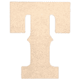 thumbnail image 1 of Krafty Supply 12" Tall Western Block - MDF Letter T | 1/4" Thick | Unfinished Wooden Letters | Craft Alphabet Initials, 1 of 6