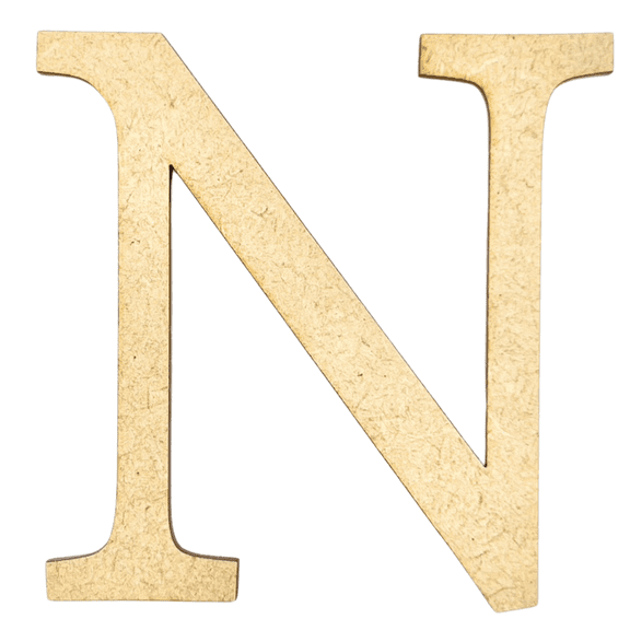 Krafty Supply 14" Tall Greek Wood Letter NU | 1/8" Thick | Greek Alphabet | MDF Letters