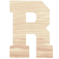 thumbnail image 1 of Krafty Supply - 16" Tall Birch Letter R | 1/4" Birch Plywood |Collegiate|Wooden Letter|Craft Alphabet Initials, 1 of 4