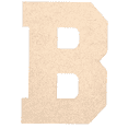 thumbnail image 1 of Krafty Supply - 2" Tall MDF Letter B | 1/4" Thick |Collegiate|Wooden Letter|Craft Alphabet Initials, 1 of 4