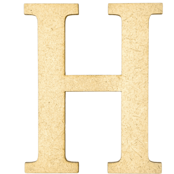 Krafty Supply 20" Tall Greek Wood Letter ETA | 1/8" Thick | Greek Alphabet | MDF Letters