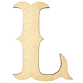 thumbnail image 1 of Krafty Supply 20" Tall MDF Letter L |1/4" Thick | Western Railroad | Wooden Letters | Craft Alphabet, 1 of 5