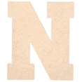thumbnail image 1 of Krafty Supply - 20" Tall MDF Letter N | 1/4" Thick |Collegiate|Wooden Letter|Craft Alphabet Initials, 1 of 4