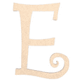 thumbnail image 1 of Krafty Supply - 22" Tall MDF Letter E | 1/4" MDF |Curlz|Wooden Letter|Craft Alphabet Initials, 1 of 4