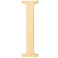thumbnail image 1 of Krafty Supply 4" Tall Greek Wood Letter IOTA | 1/4" Thick | Greek Alphabet | MDF Letters, 1 of 4