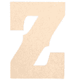 thumbnail image 1 of Krafty Supply 4" Tall Western Block - MDF Letter Z | 1/8" Thick | Unfinished Wooden Letters | Craft Alphabet Initials, 1 of 6