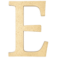 thumbnail image 1 of Krafty Supply 5" Tall Greek Wood Letter EPSILON| 1/8" Thick | Greek Alphabet | MDF Letters, 1 of 4