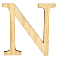 thumbnail image 1 of Krafty Supply 5" Tall Greek Wood Letter NU | 1/4" Thick Birch Plywood | Greek Alphabet | Craft Alphabet Letters, 1 of 4