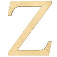 thumbnail image 1 of Krafty Supply 5" Tall Greek Wood Letter ZETA | 1/8" Thick | Greek Alphabet | MDF Letters, 1 of 4