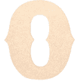 thumbnail image 1 of Krafty Supply 5" Tall Western Block - MDF Letter O | 1/4" Thick | Unfinished Wooden Letters | Craft Alphabet Initials, 1 of 6