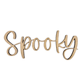 thumbnail image 1 of Krafty Supply Connected Word Spooky, 1/8" MDF, Halloween Crafts, 7" Wide, 1 of 4
