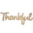 thumbnail image 1 of Krafty Supply Connected Word Thankful| 1/4" MDF| Wood Crafts| Home/Fall Decor 6", 1 of 4