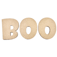 thumbnail image 1 of Krafty Supply Fat Letter Word BOO, Halloween Words, 1/8" MDF, Halloween Crafts, 7" Tall, 1 of 4