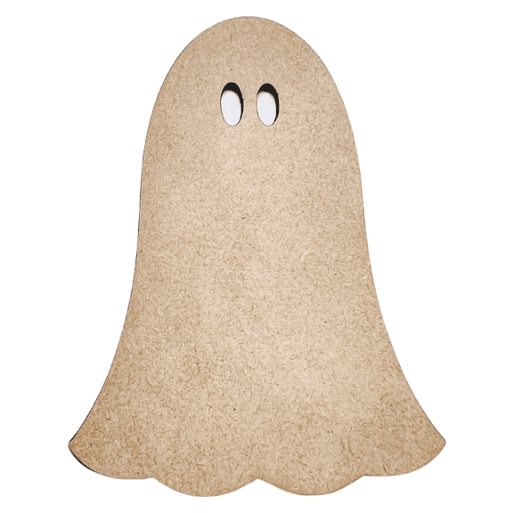 Krafty Supply Halloween Ghost Cutout. Wood Cut out 1/4"MDF 12" Tall