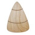 thumbnail image 1 of Krafty Supply Wood Candy Corn Shape 1/4"Birch 8" Tall, 1 of 4