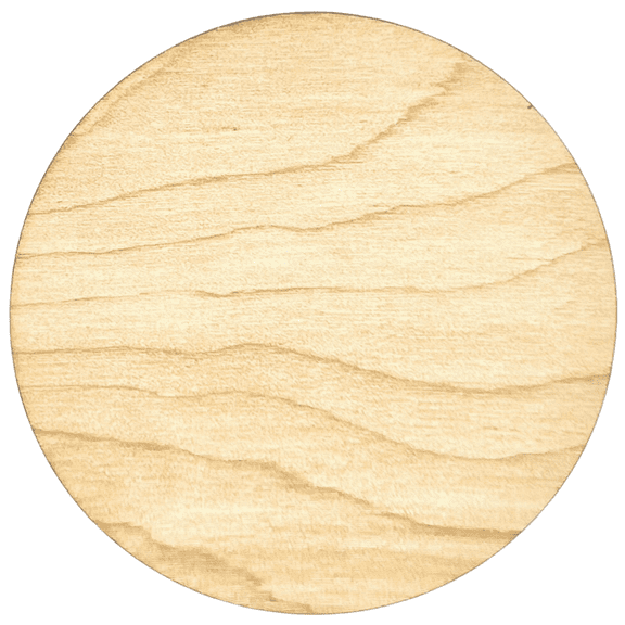 Krafty Supply Wood Circle, 1/4" Thick Birch Wood, 18 inches