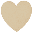 thumbnail image 1 of Krafty Supply Wood Heart, 1/8" Thick MDF, 4 inches, 1 of 4