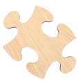 thumbnail image 1 of Krafty Supply Wood Puzzle, 1/4" Thick Birch Wood, 6 inches, 1 of 2