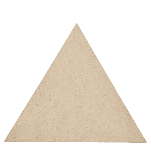 Krafty Supply Wood Triangle, 1/8" Thick MDF, 4 inches