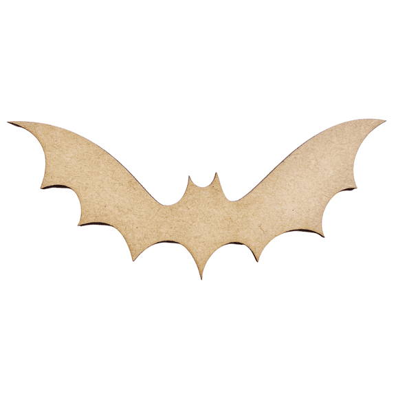 Krafty Supply Wooden Bat Cutout/ Halloween Bat 1/8"MDF 3" Tall
