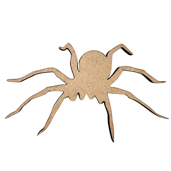Krafty Supply Wooden Halloween Spider 1/4"MDF 3" Tall