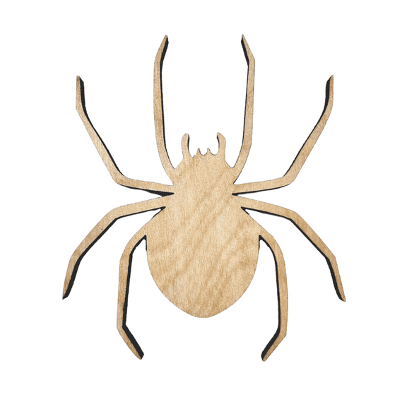 Krafty Supply Wooden Spider 1/4"Birch 14" Tall