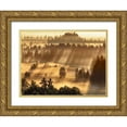 thumbnail image 1 of Krahmer, Frank 18x15 Gold Ornate Wood Framed with Double Matting Museum Art Print Titled - Fog impression at Sindelbachfilz, Bavaria, Germany, 1 of 4