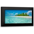 thumbnail image 1 of Krahmer, Frank 24x14 Black Modern Framed Museum Art Print Titled - Palm island, Maldives, 1 of 5