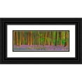 thumbnail image 1 of Krahmer, Frank 32x14 Black Ornate Wood Framed with Double Matting Museum Art Print Titled - Beech forest with bluebells, Hampshire, England, 1 of 4